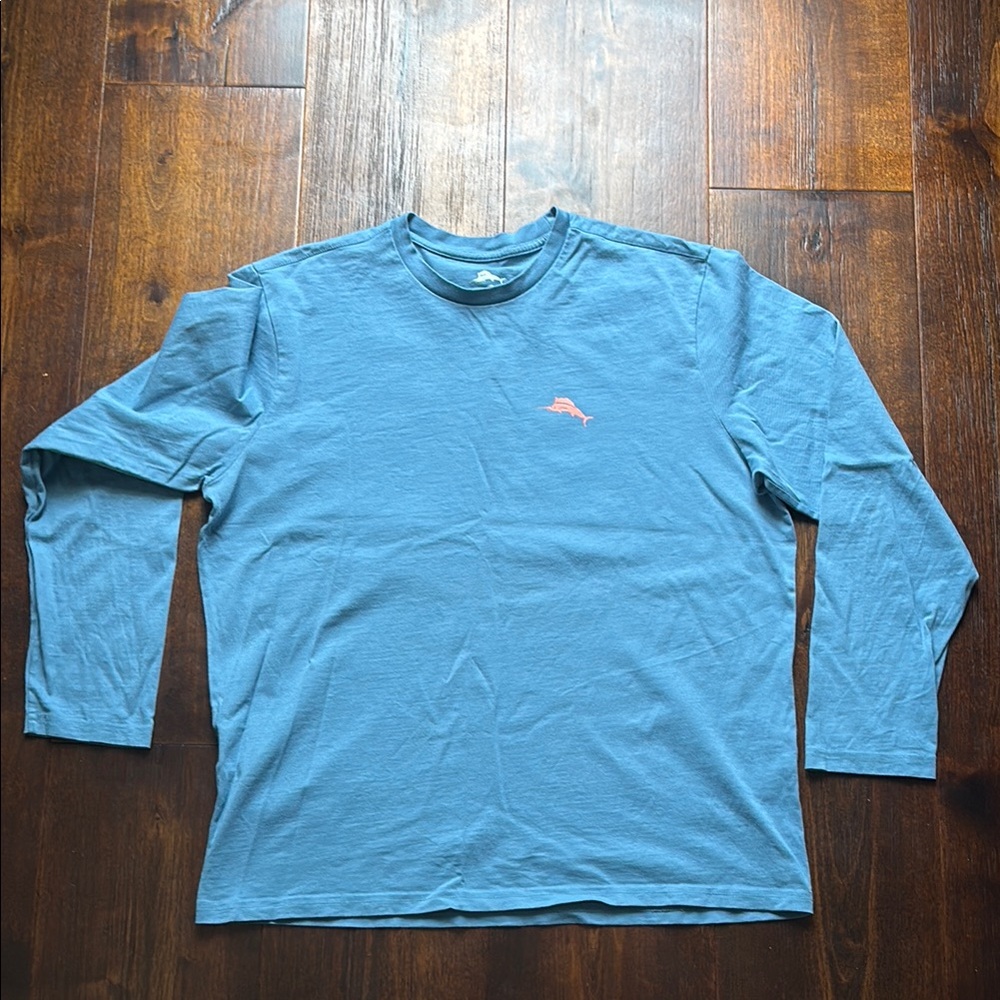 Tommy Bahama Blue Long Sleeve Tee